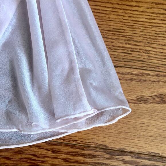 FREESTYLE DANSKIN Tank Leotard Sheer Skirt Pink Girl’s Size 6X - Picture 5 of 9